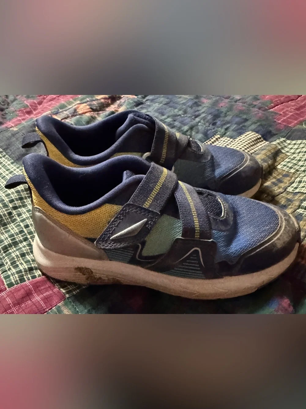 Small Boys Athletic Velcro Sneakers